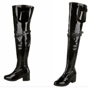 Vivienne Hu black patent leather NIB SZ 8